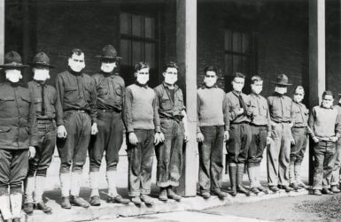 Hospital in Fort Porter, US, 1918