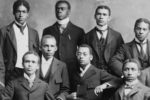 African American academic students at Roger Williams University in Nashville, Tennessee, ca. 1899.