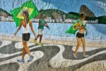 RIO DE JANEIRO, BRAZIL -25 JULY 2015- Graffiti street art murals line the streets and back alleys of Rio de Janeiro, especially in the Santa Teresa
