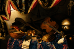 Tableau de Bartolomeo Bettera, Nature morte aux instruments de musique, XVIIème siècle